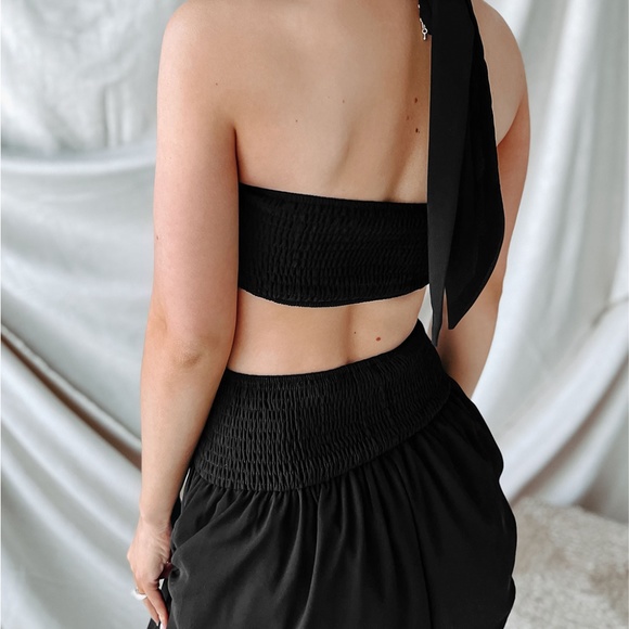 Black Sheer Beach Skirt - Picture 4 of 5